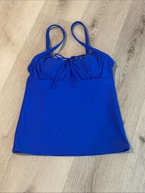 Lands' End Royal Blue Tankini Swim Top